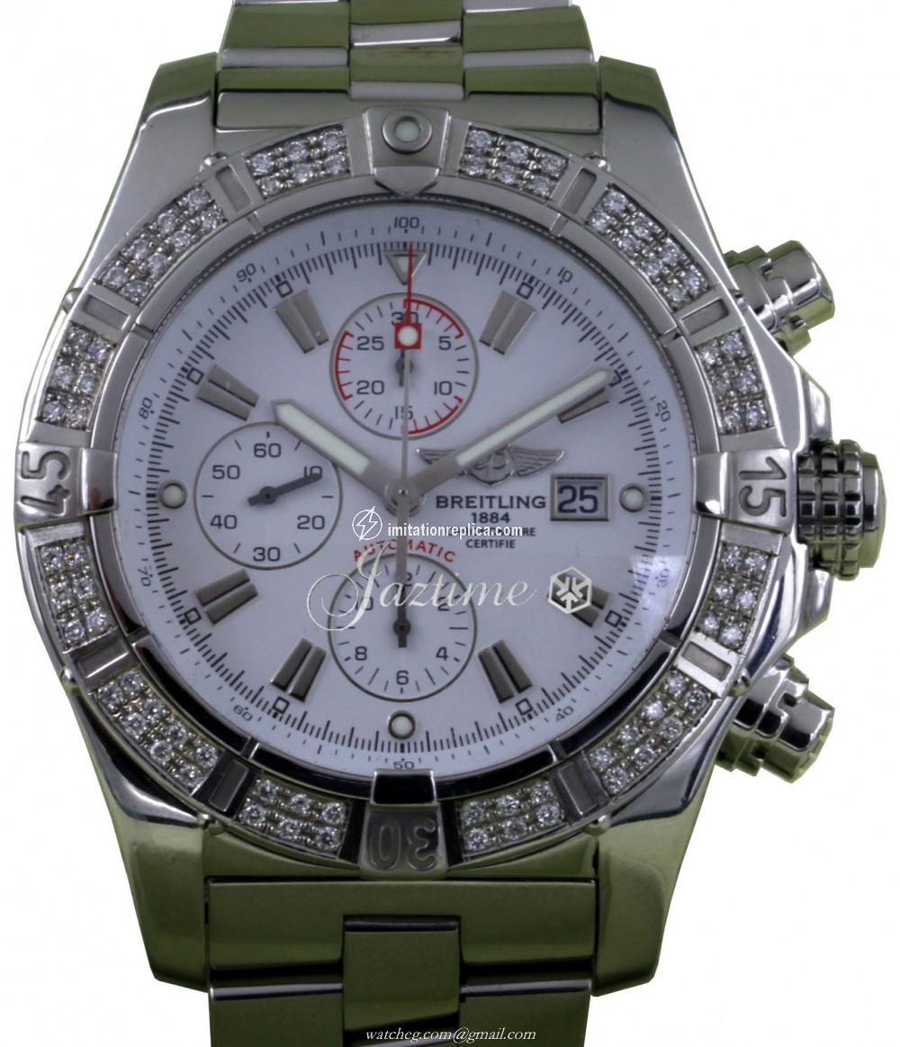 Breitling A13370WD1 Super Avenger Men's Automatic White