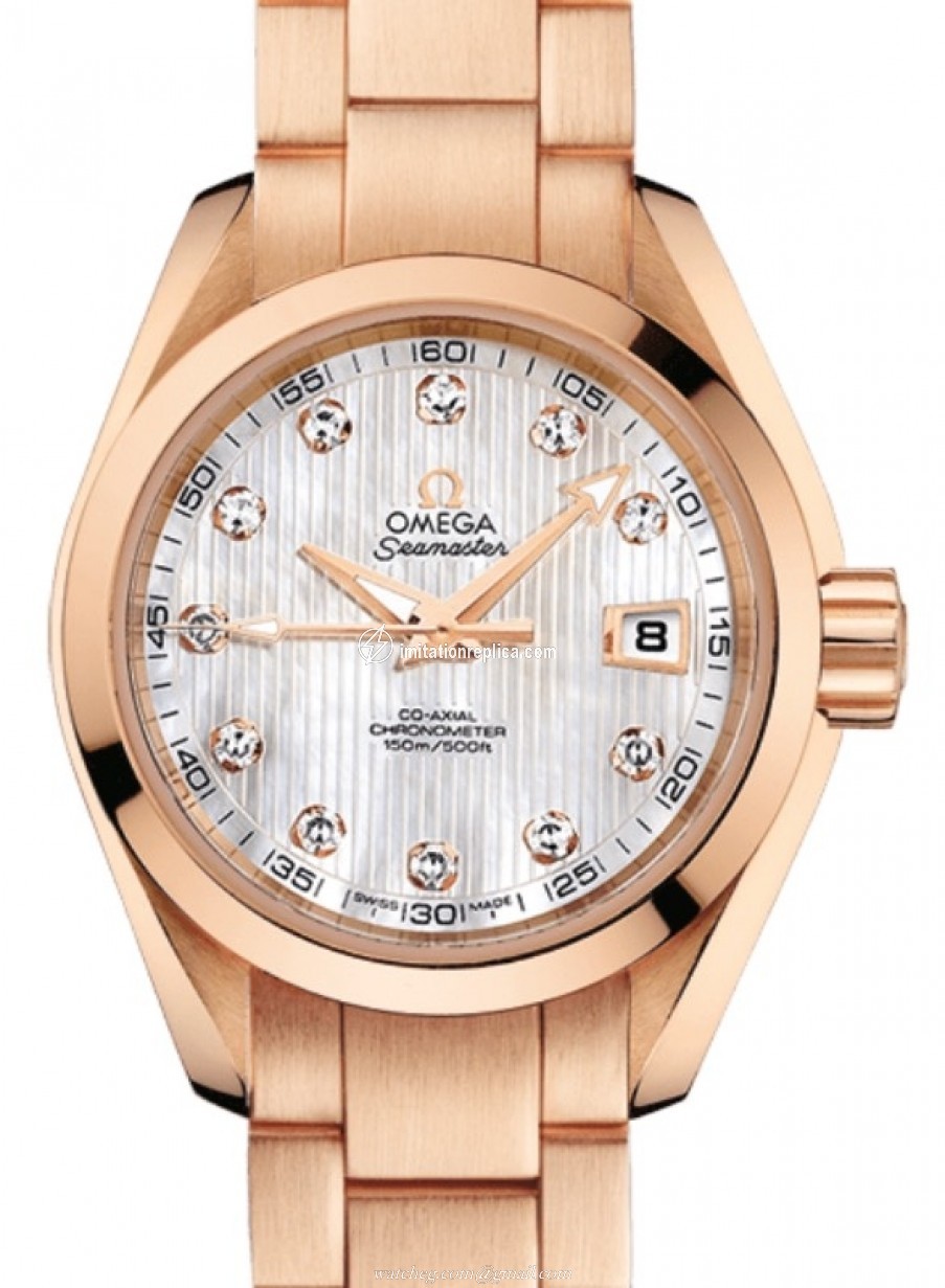 Omega 231.50.30.20.55.001 Seamaster Aqua Terra 150M Automatic White Mother of Pearl