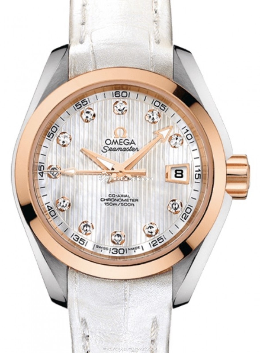 Omega 231.23.30.20.55.001 Seamaster Aqua Terra 150M Automatic White Mother of Pearl