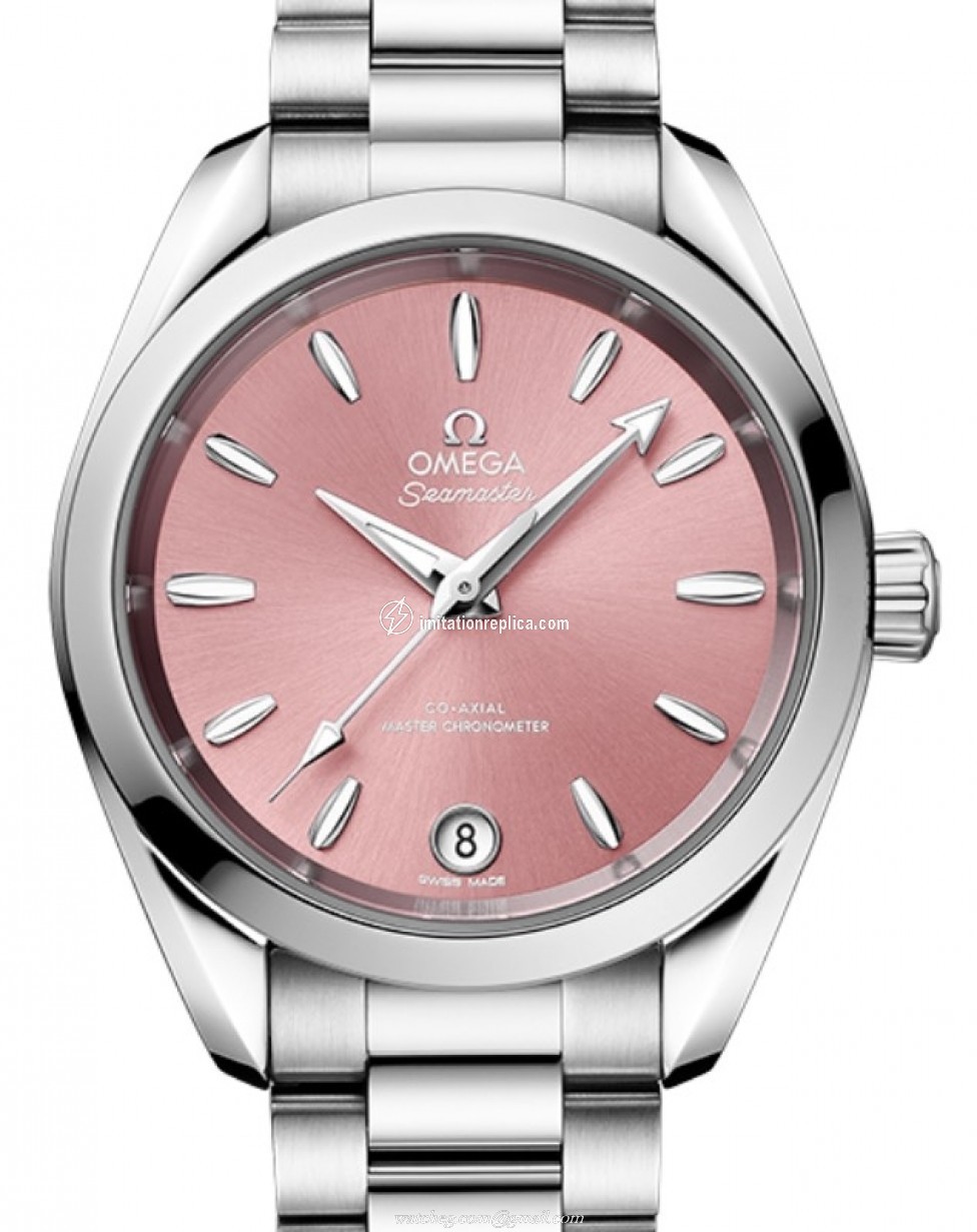 Omega 220.10.34.20.10.003 Seamaster Aqua Terra 150M Ladies Pink