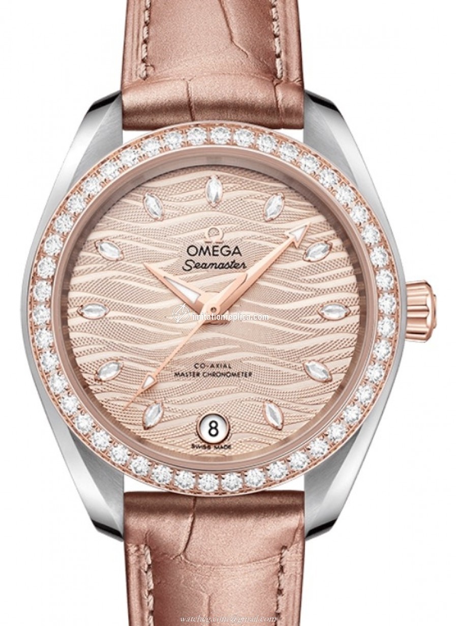 Omega 220.28.34.20.59.001 Seamaster Aqua Terra 150M Ladies Automatic Grey