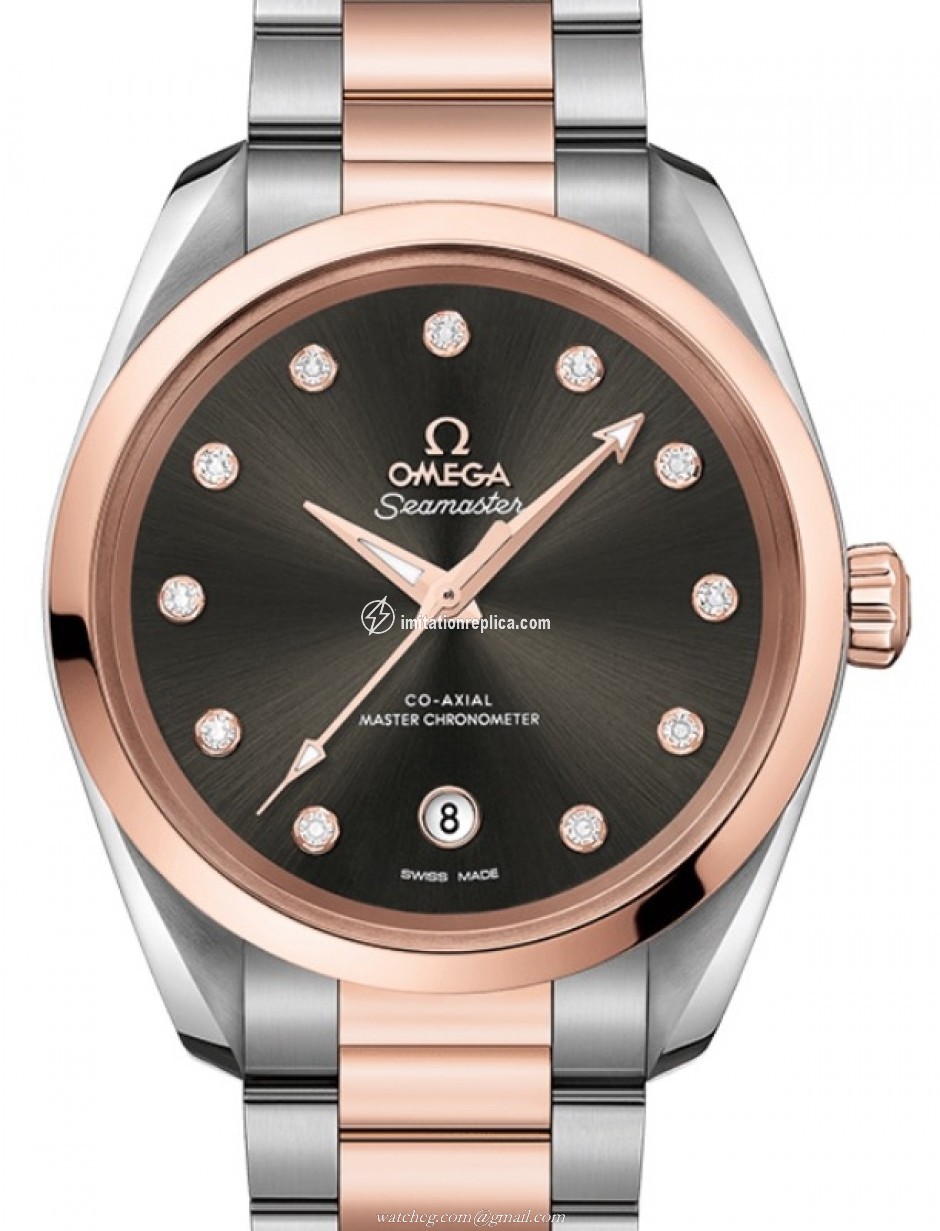 Omega 220.20.38.20.56.001 Seamaster Aqua Terra 150M Ladies Automatic Grey