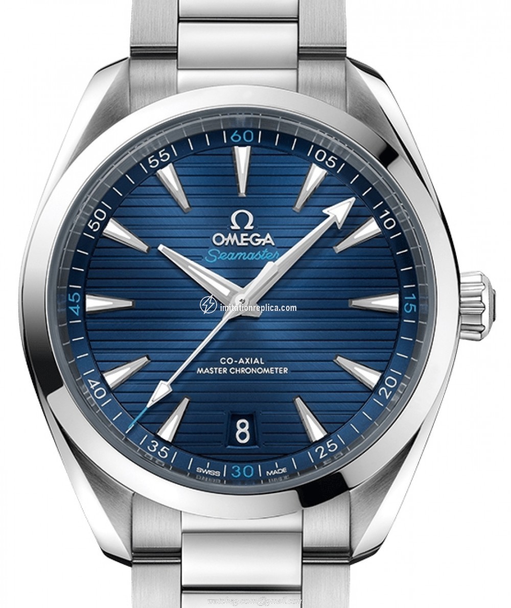 Omega 220.10.41.21.03.001 Seamaster Aqua Terra 150M Men's Automatic Blue