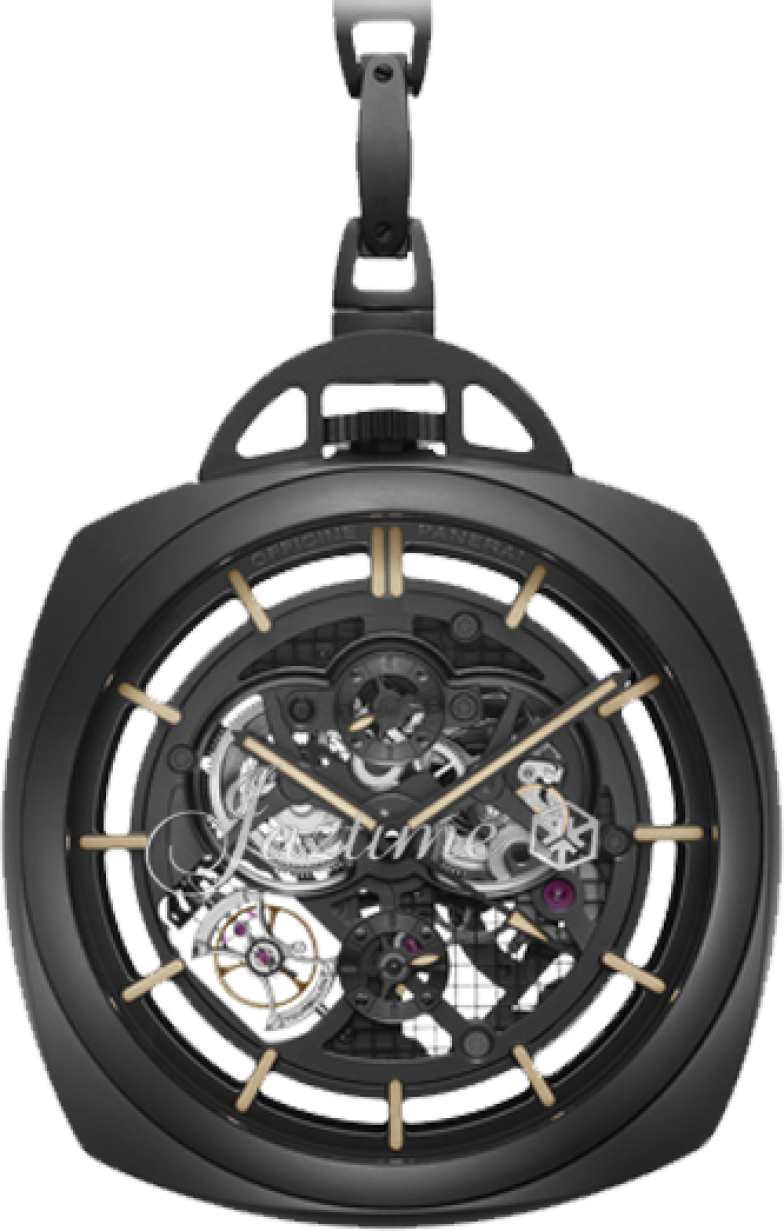 Panerai PAM 446 Men's Manual-Wind Black