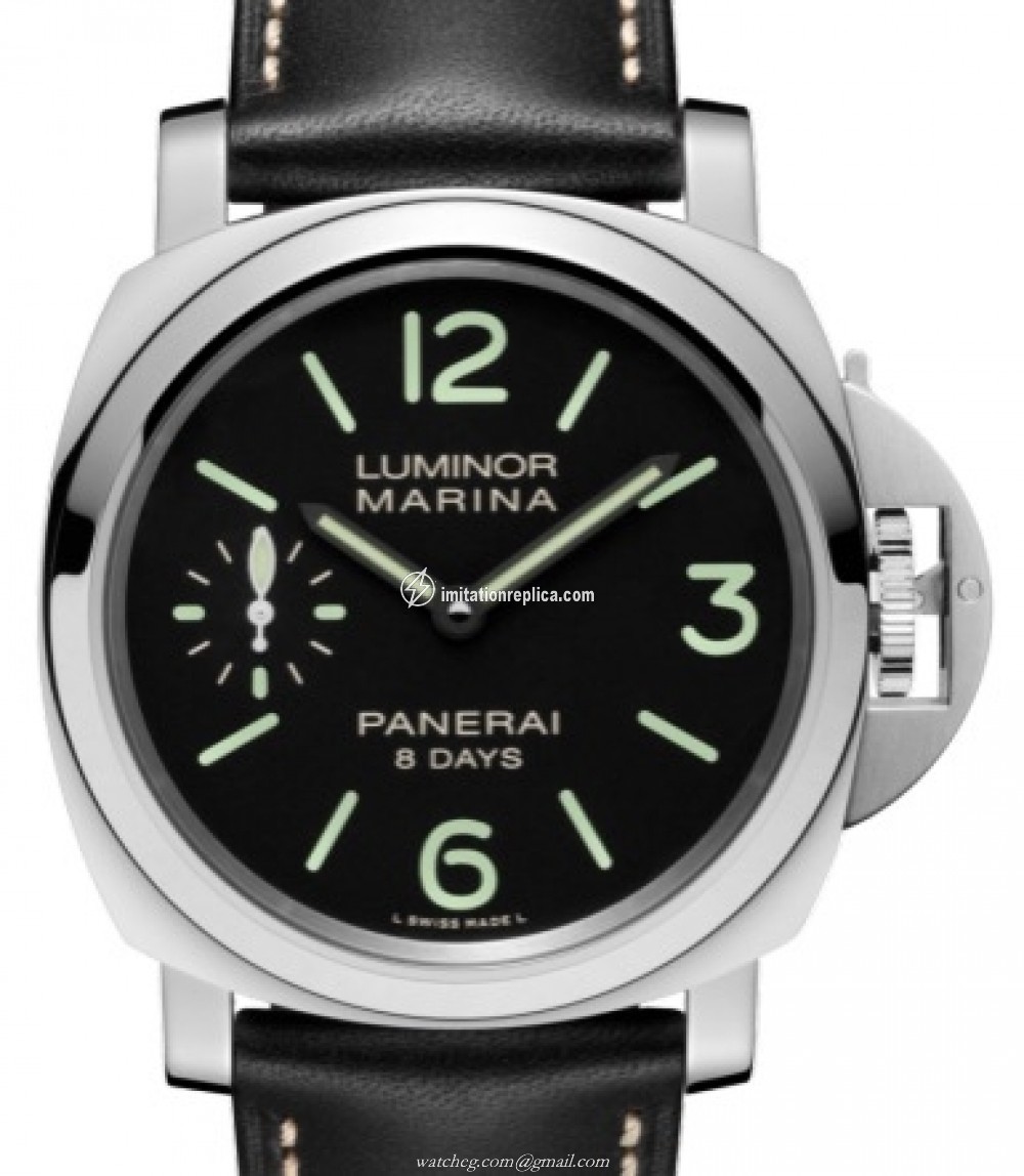 Panerai PAM00510 Luminor Men's Manual-Wind Black