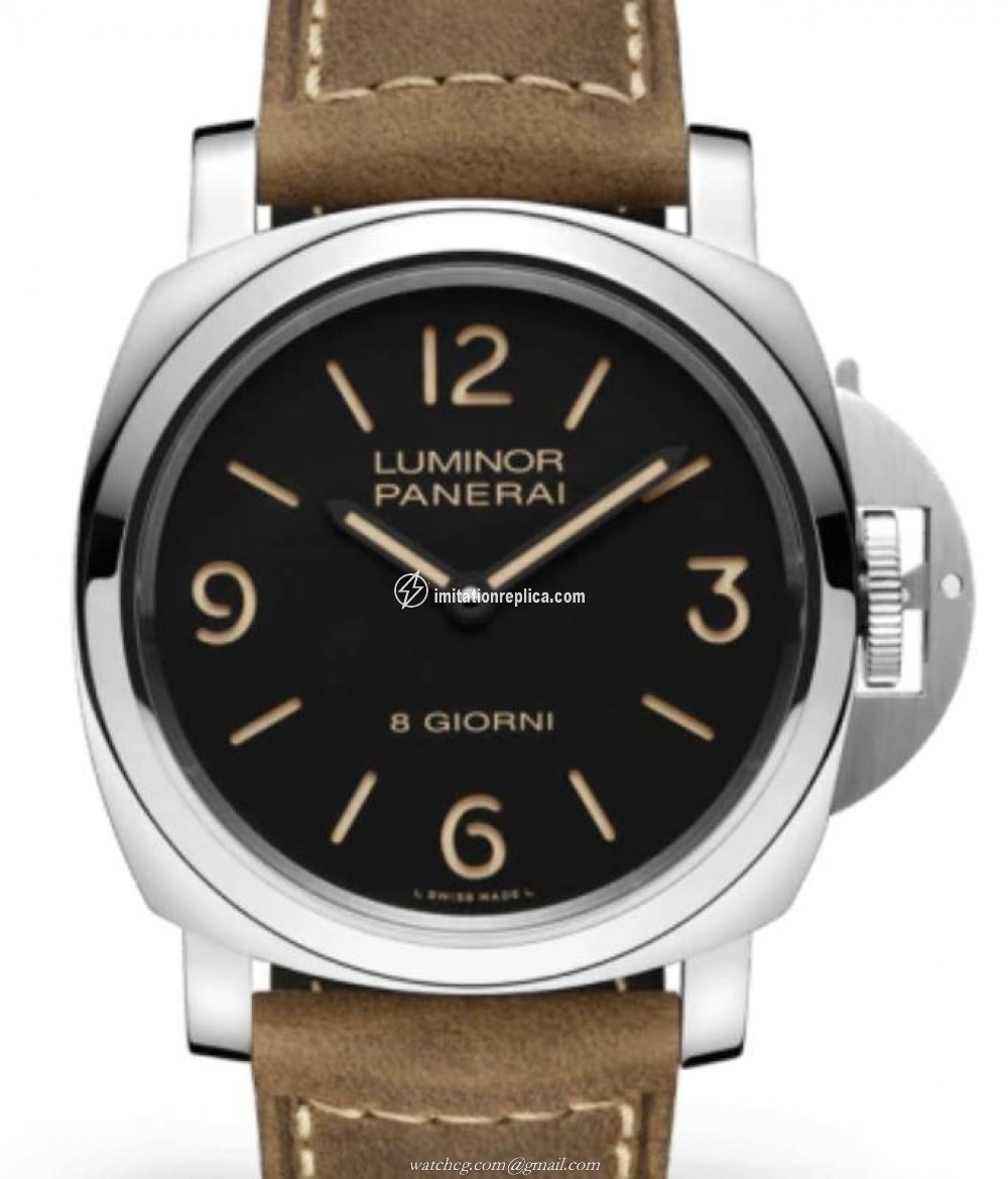 Panerai PAM00914 Luminor Men's Manual-Wind Black