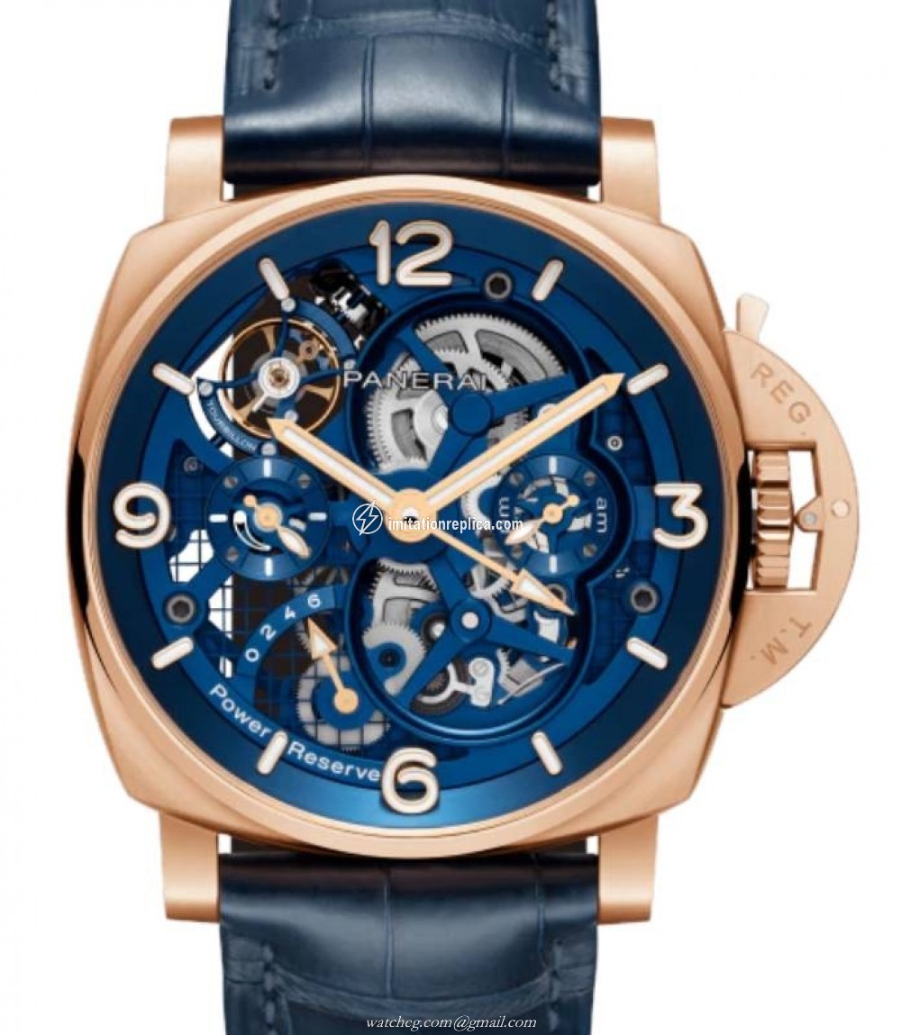 Panerai PAM01060 Luminor Men's Manual-Wind Skeleton