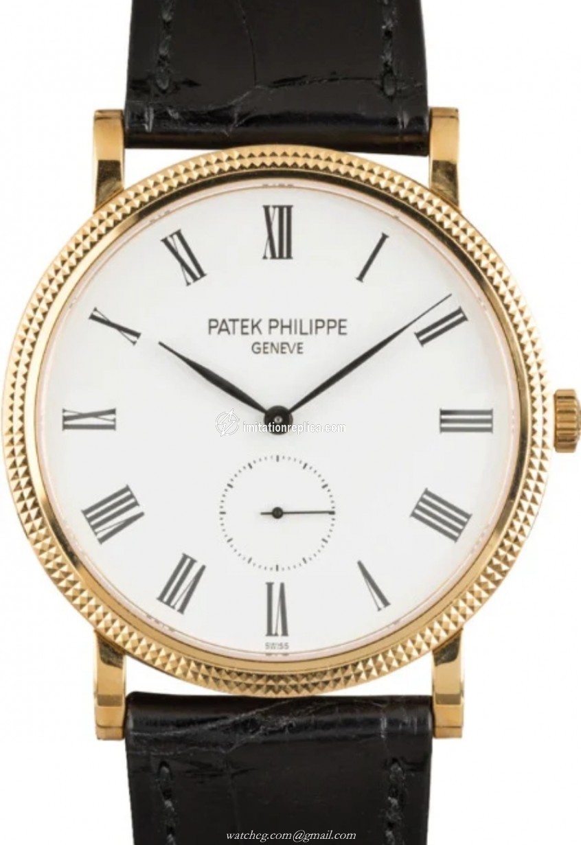 Patek Philippe 5119J-001 Calatrava Men's Manual-Wind White