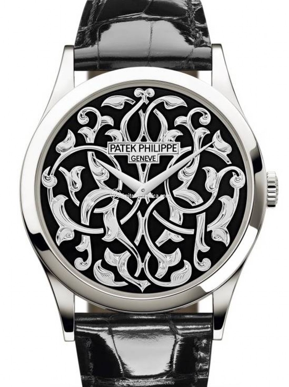 Patek Philippe 5088100P001 Calatrava Men's Automatic Diamond Pave