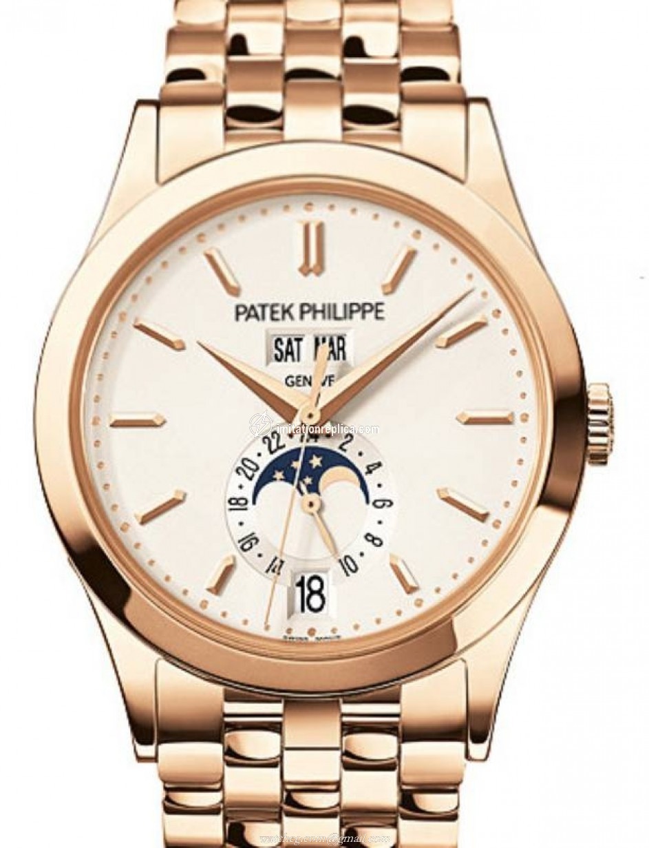 Patek Philippe 5396/1R-010 Complications Men's Automatic Silver Opaline