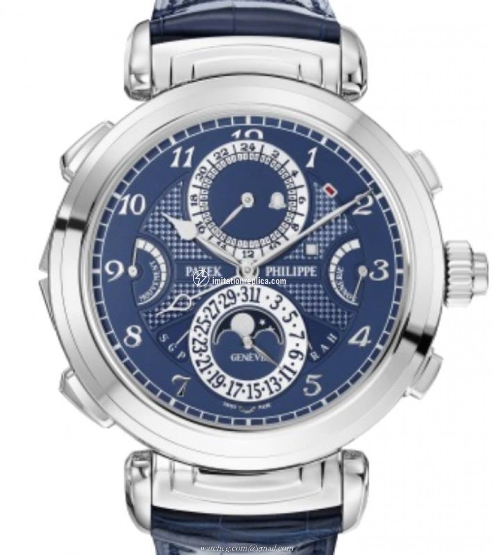 Patek Philippe 6300G-010 Grand Complications Men's Manual-Wind Blue