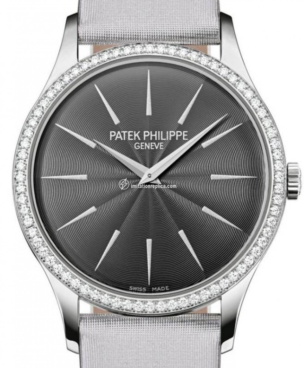 Patek Philippe 4897G-010 Calatrava Ladies Manual-Wind Grey