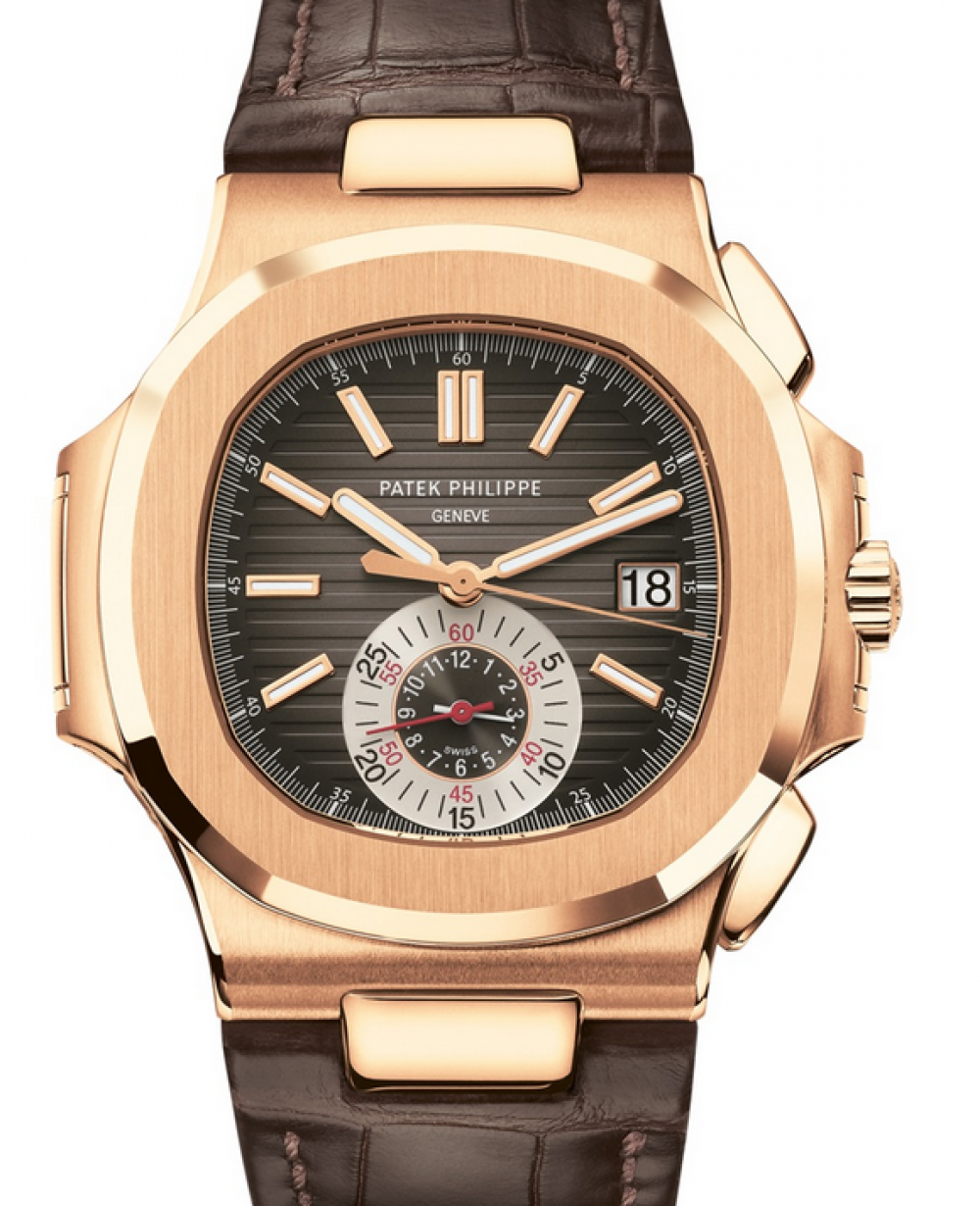 Patek Philippe 5980R-001 Nautilus Men's Automatic Black/Brown