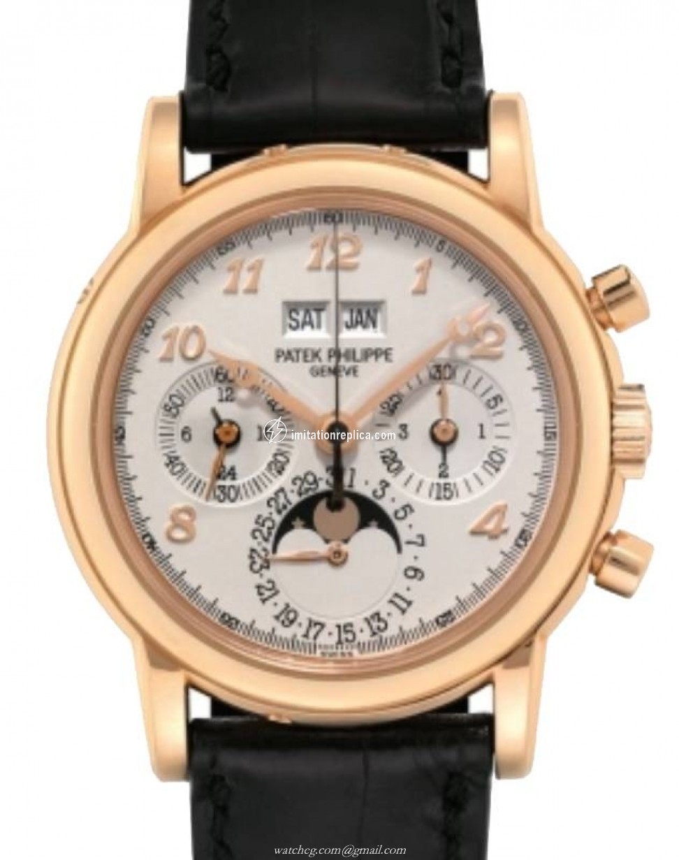 Patek Philippe 3970R Chronograph Men's Manual-Wind Silver