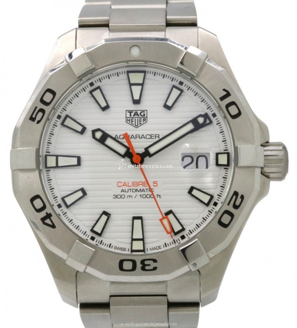 TAG Heuer WAY2013.BA0927-1 Aquaracer Calibre 5 Men's Automatic White