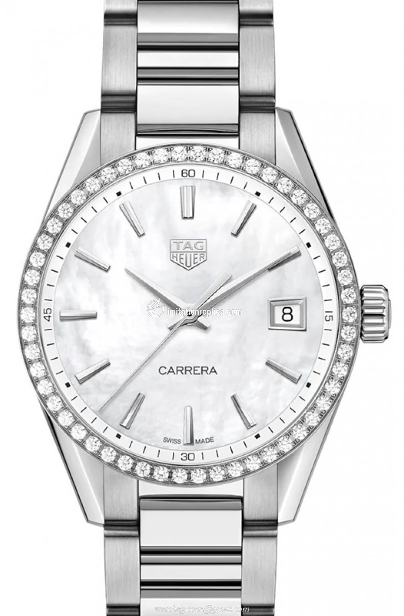 TAG Heuer WBK1316.BA0652 Carrera Men's Quartz White Mother of Pearl