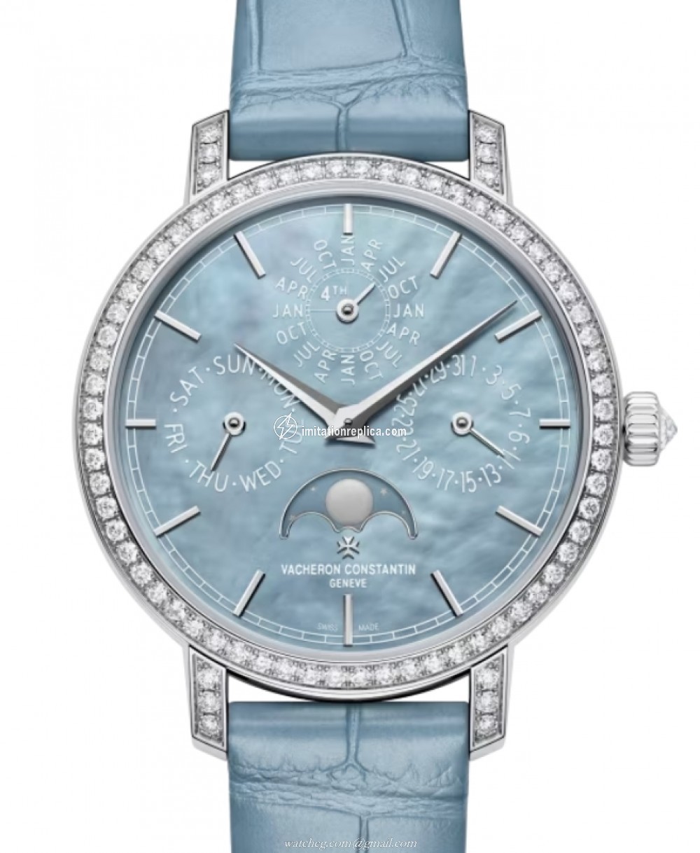 Vacheron Constantin 4305T/000G-B948 Traditionnelle Ladies Automatic Blue